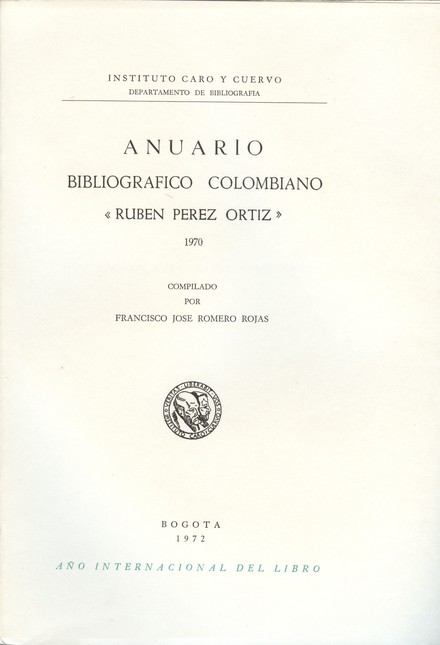 Anuario bibliográfico colombia...