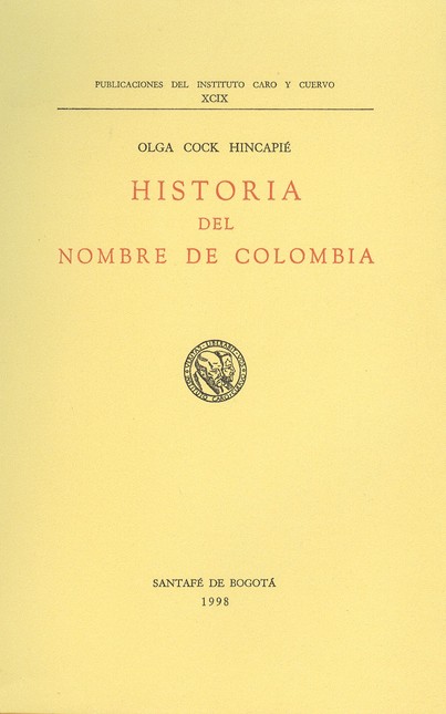 Historia del nombre de Colombi...