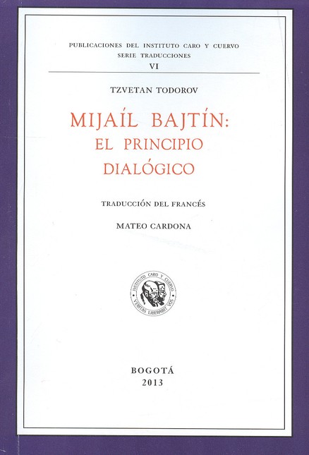 Mijaíl Bajtín: El principio di...