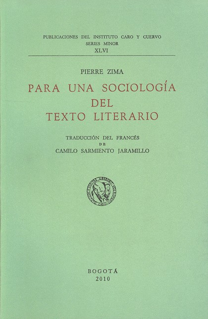 Para una sociología del texto ...