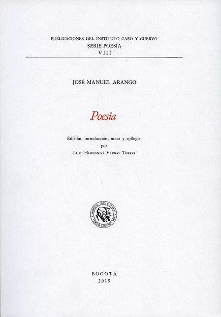 Poesía, José Manuel Arango