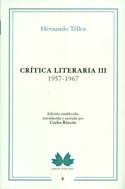 Crítica literaria III. 1957-19...