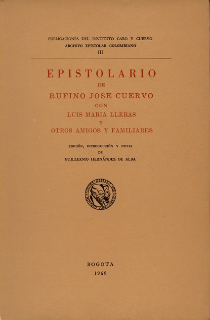 Epistolario de Rufino José Cue...