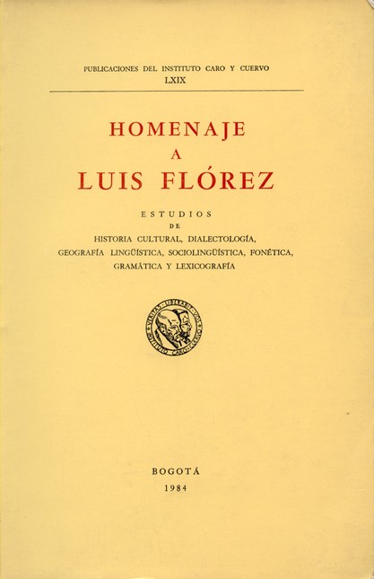 Homenaje a Luis Flórez. Estudi...