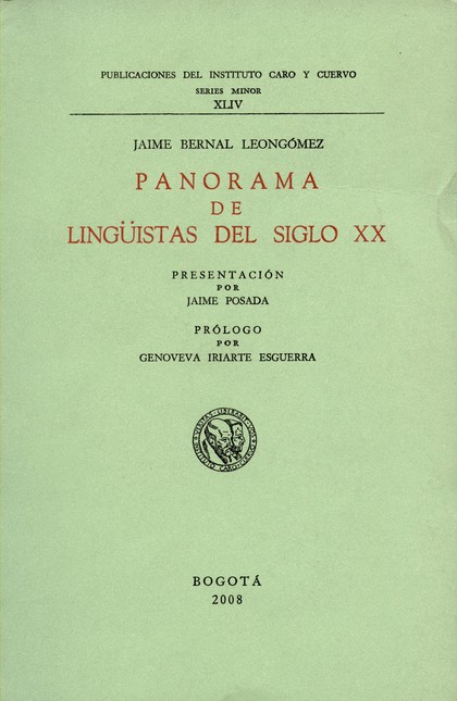 Panorama de lingüistas del sig...