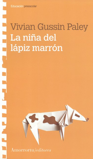 Niña del lápiz marrón La