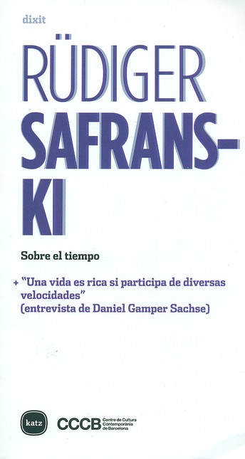 Rüdiger Safranski. Sobre el ti...