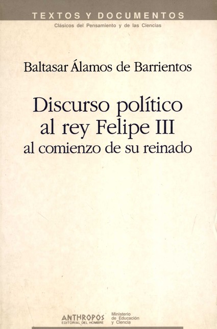 Discurso político al rey Felip...