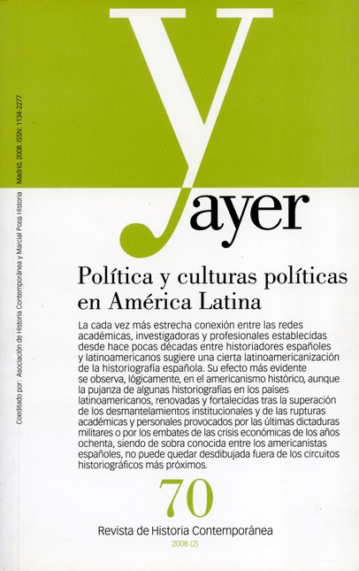 Política y culturas políticas ...