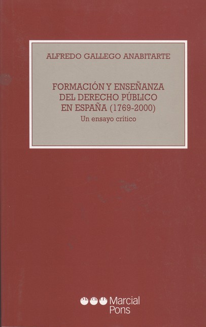 Formación y enseñanza del Dere...