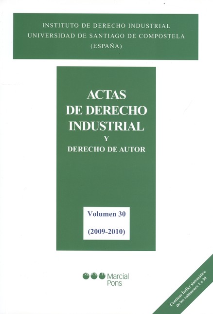 Actas de Derecho industrial y ...