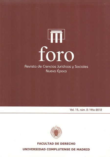 Foro. Revista de ciencias jurí...