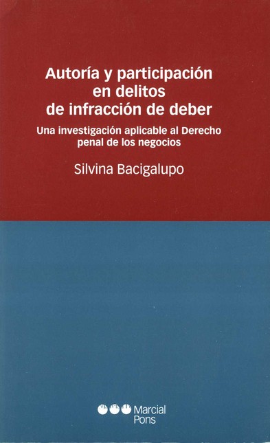 Autoría y participación en del...