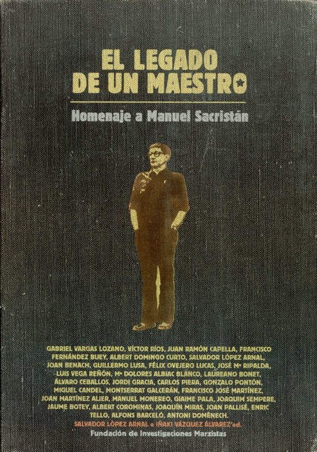 El legado de un maestro. Homen...