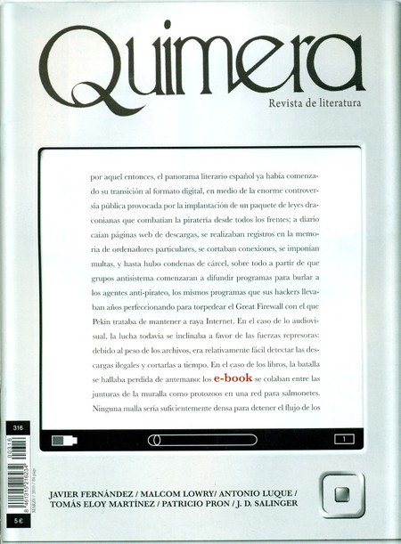 Revista Quimera No. 316