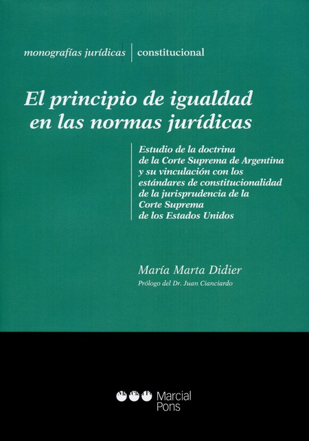 El principio de igualdad en la...