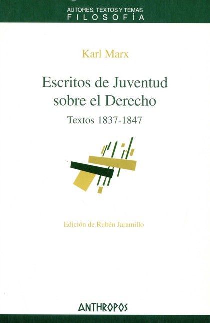 Escritos de Juventud sobre el ...