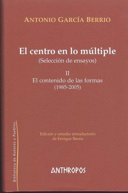 El centro en lo múltiple II. E...