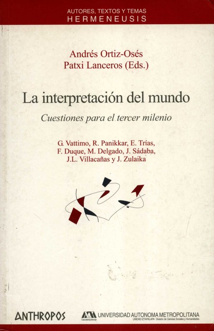 La interpretación del mundo. C...