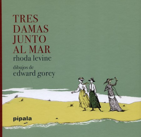 Tres damas junto al mar