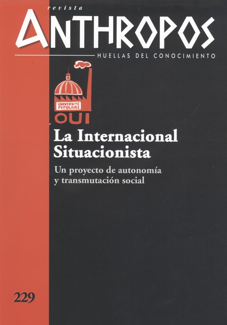 Revista Anthropos No. 229  La ...