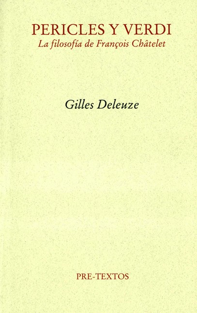 Pericles y Verdi. La filosofía...