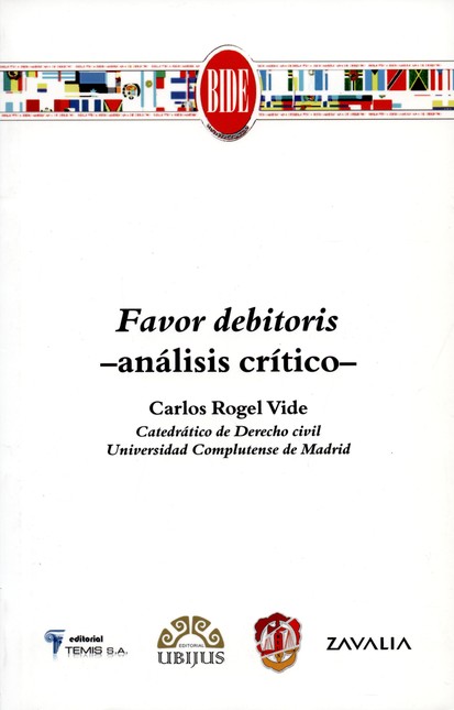 Favor debitoris - análisis crí...
