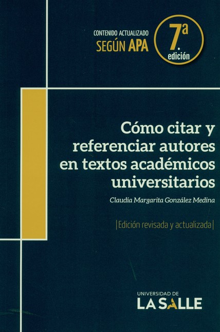 Cómo citar y referenciar autor...