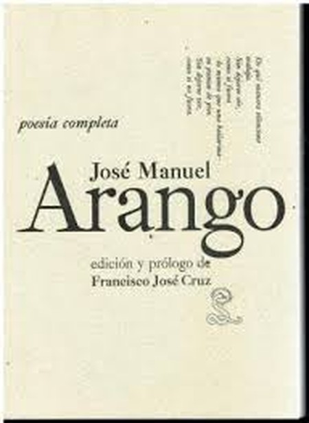 José Manuel Arango. Poesía Com...