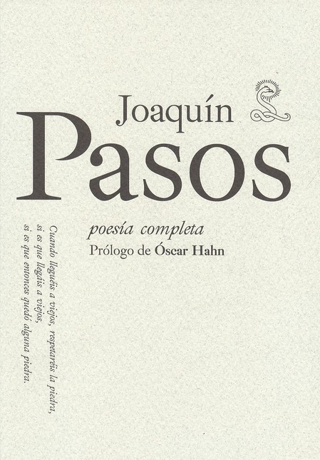 Joaquín Pasos. Poesía completa