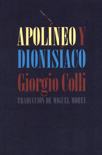 Apolíneo y dionisíaco