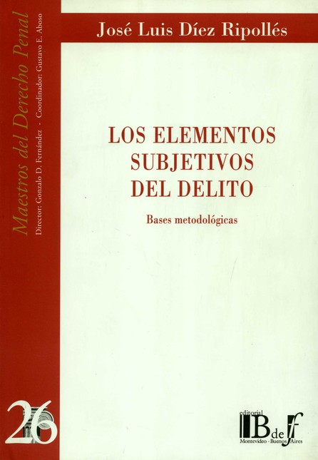 Los elementos subjetivos del d...