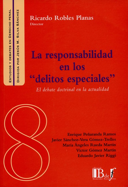 Responsabilidad en los "delito...