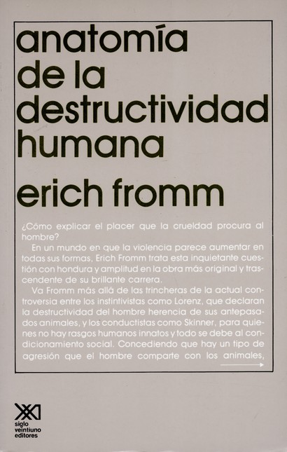 Anatomía de la destructividad ...
