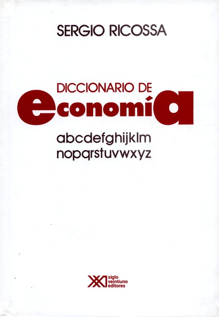 Diccionario de economía
