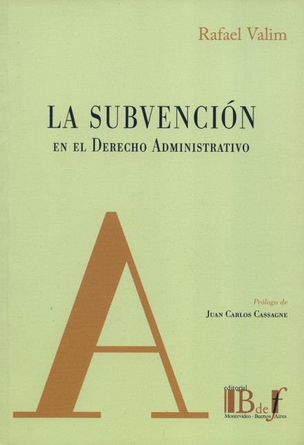 La subvención en el derecho ad...