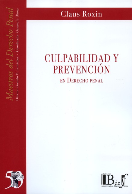 Culpabilidad y prevención en D...