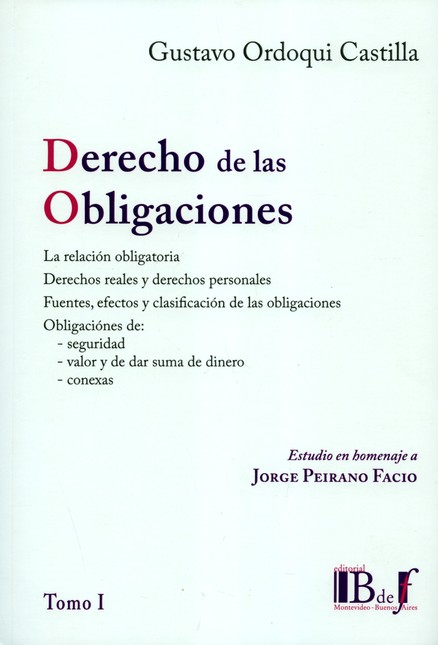 Derecho de las obligaciones. T...