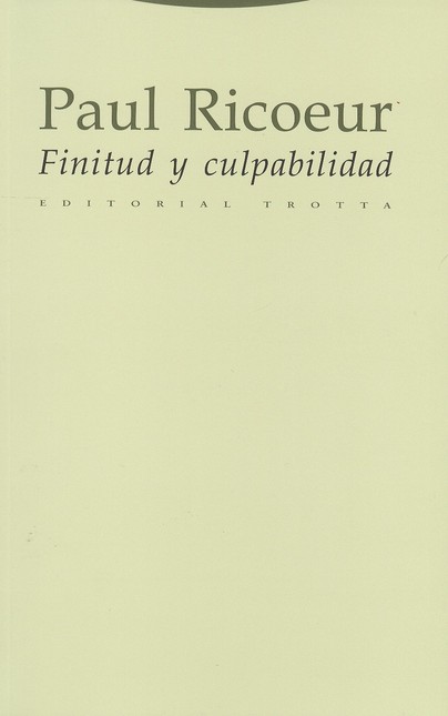 Finitud y culpabilidad