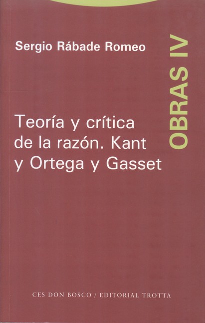 Sergio Rabade IV. Teoría y crí...