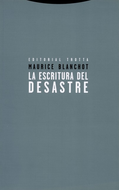 La escritura del desastre