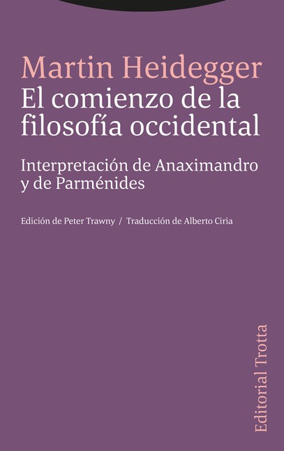 El comienzo de la filosofía oc...