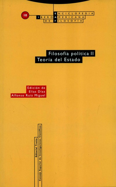 Filosofia política II. Teoría ...