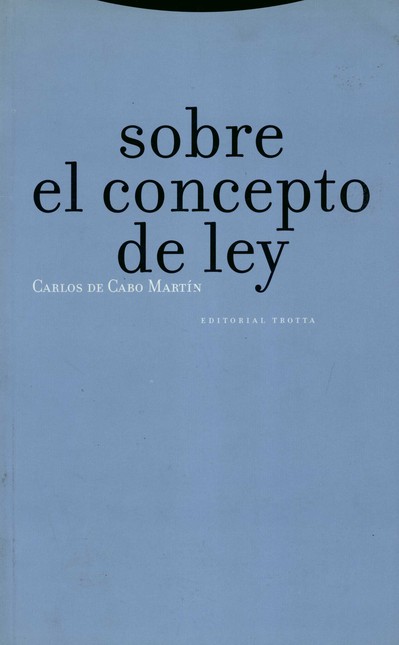 Sobre el concepto de ley