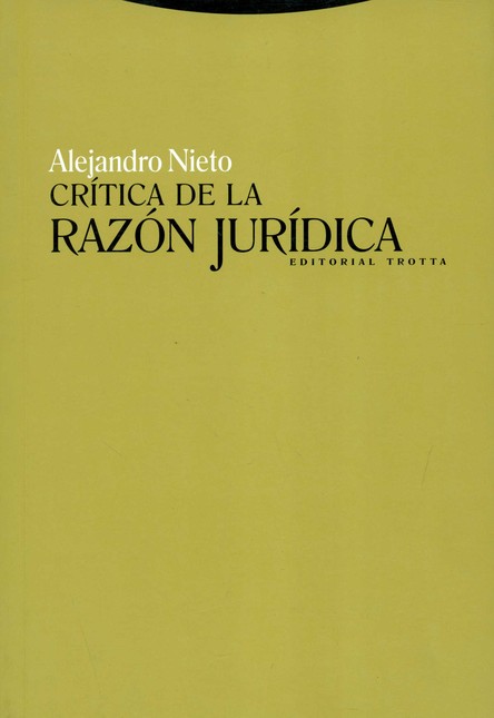 Crítica de la razón jurídica
