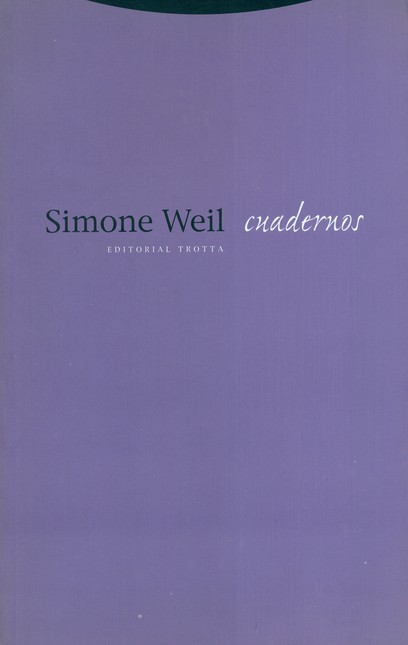 Simone Weil, Cuadernos