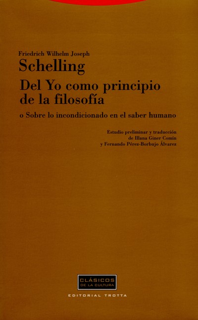 Del yo como principio de la fi...