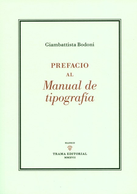 Prefacio al manual de tipograf...