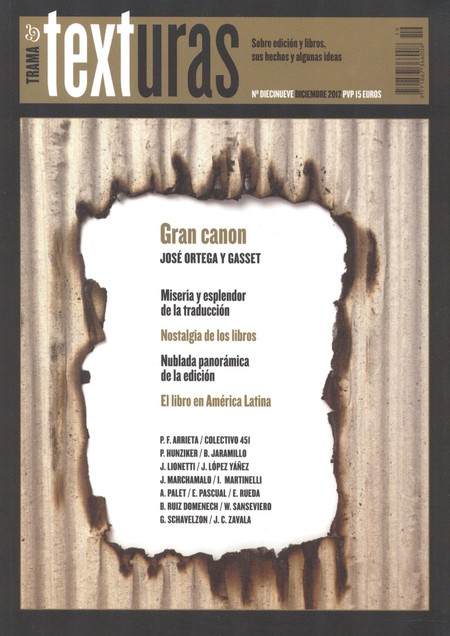 Revista Trama y texturas No.19