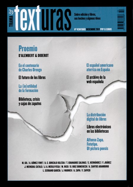 Revista Trama y texturas No.22...